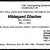 Herbert Hilda 1901-1984 Todesanzeige